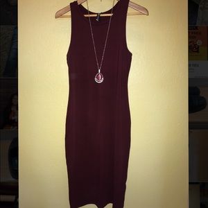 Maroon Tank Dress